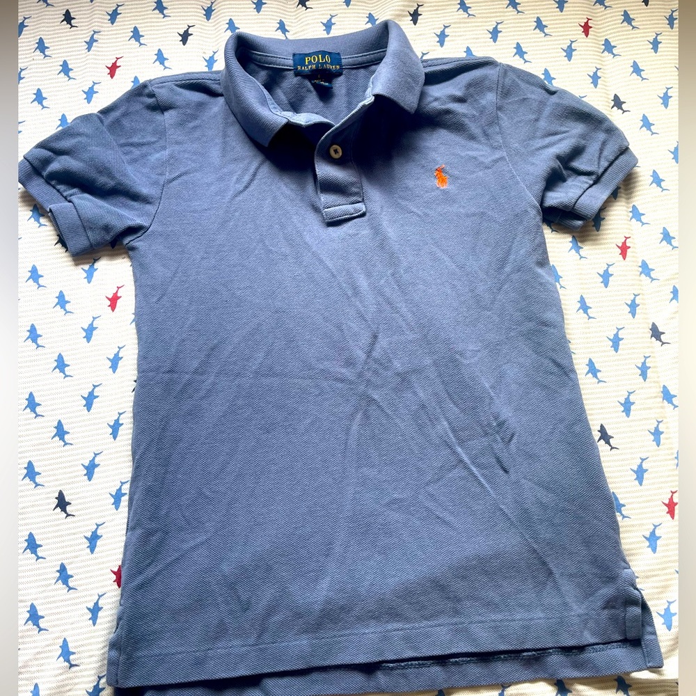 Slate Blue Ralph Lauren Polo Shirt size 6